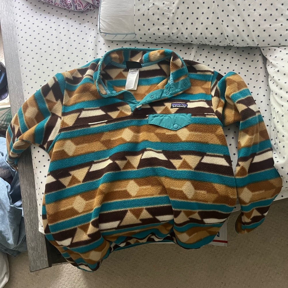 Vintage Print Rare Patagonia fleece